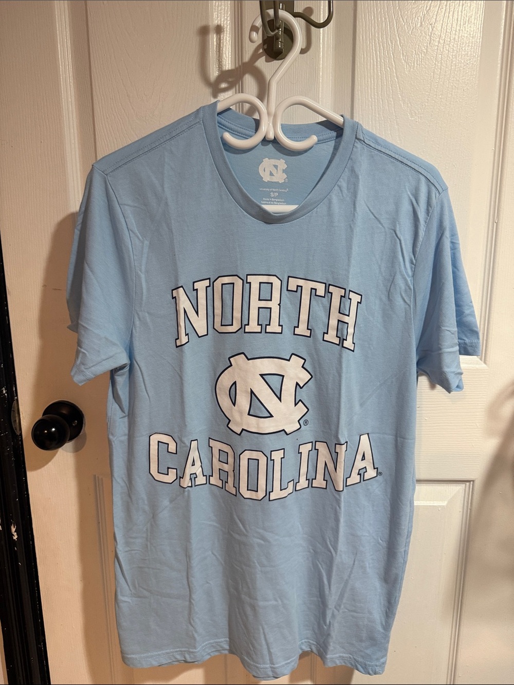 North Carolina Light Blue T-Shirt with UNC Logo
